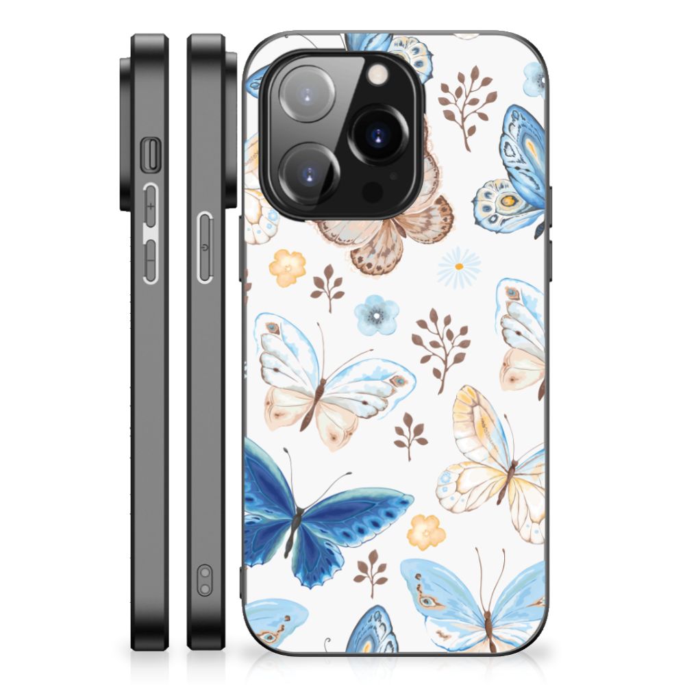 Dierenprint Telefoonhoesje voor iPhone 14 Pro Vlinder B2C Telecom