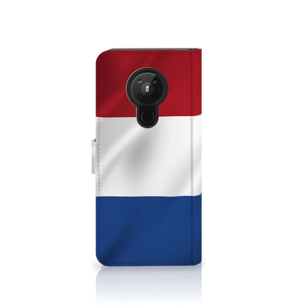 Nokia 5.3 Bookstyle Case Nederlandse Vlag