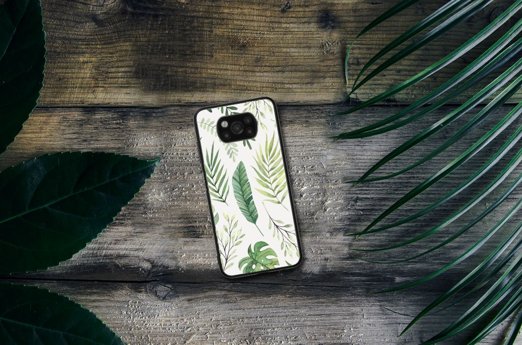 Xiaomi Poco X3 | X3 Pro Bloemen Hoesje Leaves B2C Telecom