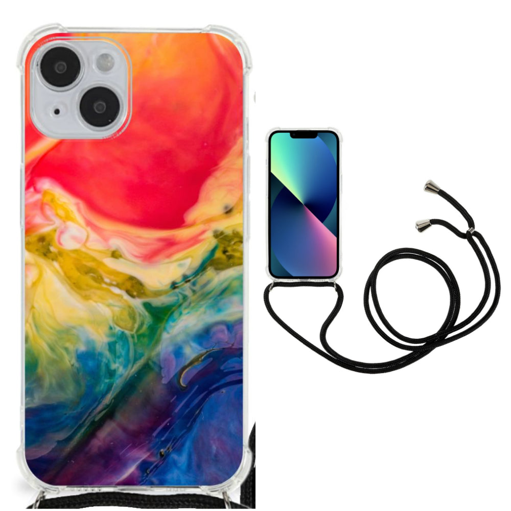 Back Cover iPhone 14 Watercolor Dark