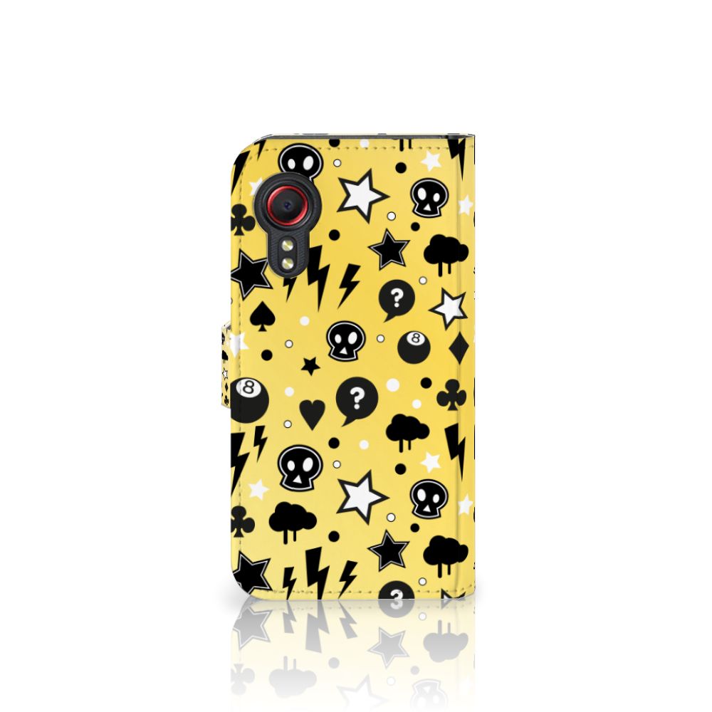 Telefoonhoesje met Naam Samsung Galaxy Xcover 5 Punk Geel