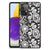 Samsung Galaxy A72 (5G/4G) Bloemen Hoesje Black Flowers