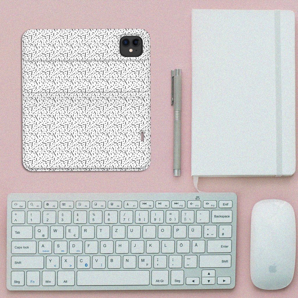 Apple iPhone 11 Hoesje met Magneet Stripes Dots