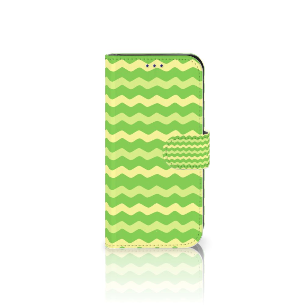 Samsung Galaxy S10e Telefoon Hoesje Waves Green