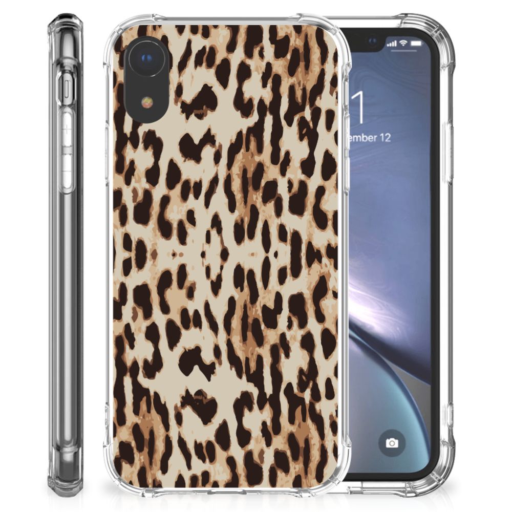 Apple iPhone Xr Case Anti-shock Leopard