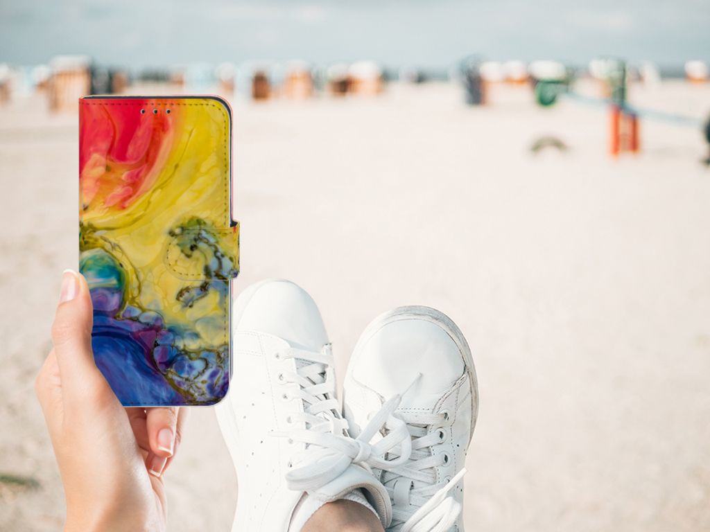 Hoesje Samsung Galaxy M10 Watercolor Dark