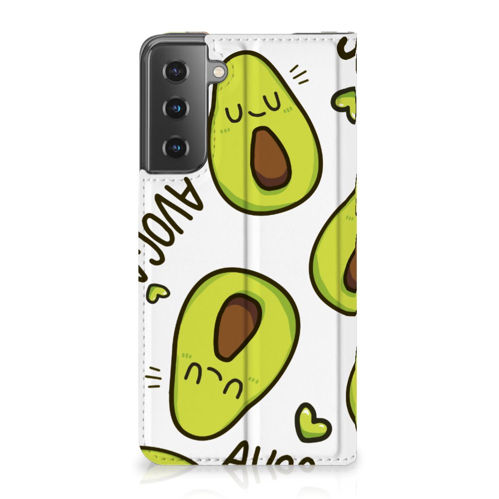 Samsung Galaxy S21 Magnet Case Avocado Singing - B2C Telecom