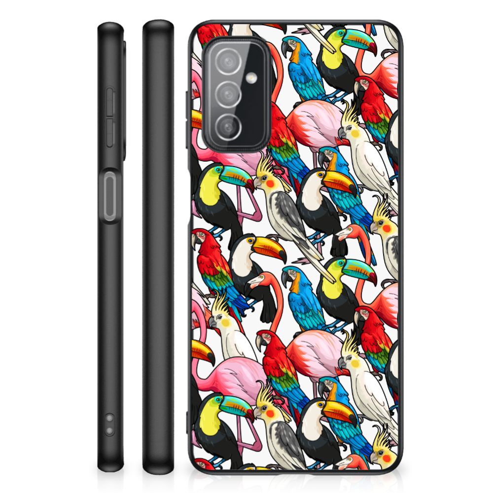 Samsung Galaxy M52 Dierenprint Telefoonhoesje Birds B2C Telecom