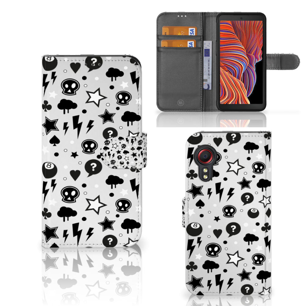 Telefoonhoesje met Naam Samsung Galaxy Xcover 5 Silver Punk