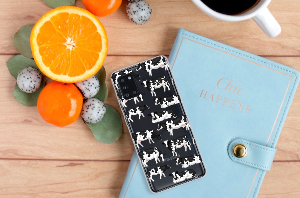 Samsung Galaxy A31 TPU Hoesje Koetjes B2C Telecom