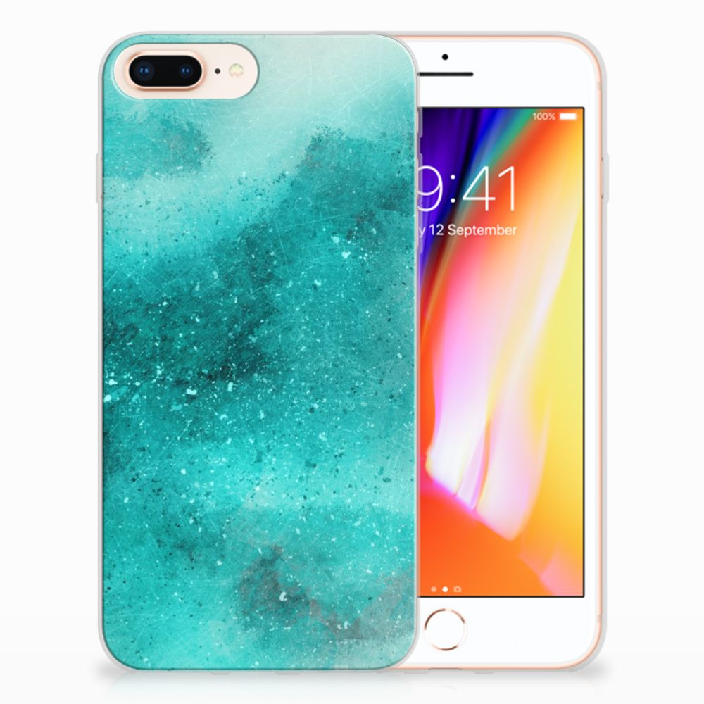 Hoesje maken Apple iPhone 7 Plus | 8 Plus Painting Blue