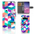 Samsung Galaxy S10 Book Case Blokken Kleurrijk