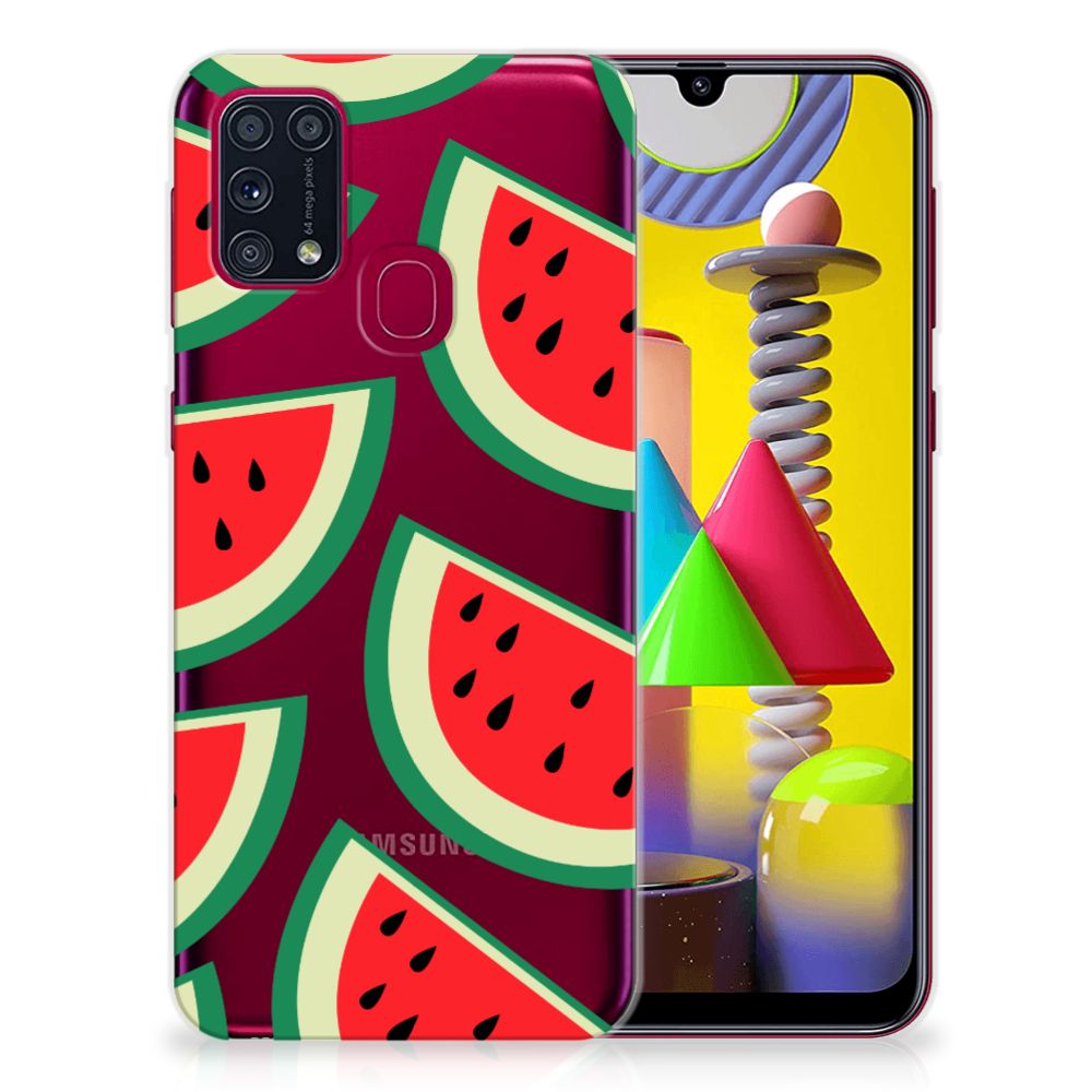 Samsung Galaxy M31 Siliconen Case Watermelons B2C Telecom