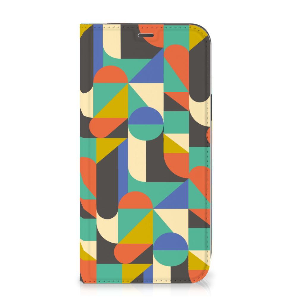 iPhone 12 Pro Max Hoesje met Magneet Funky Retro - B2C Telecom