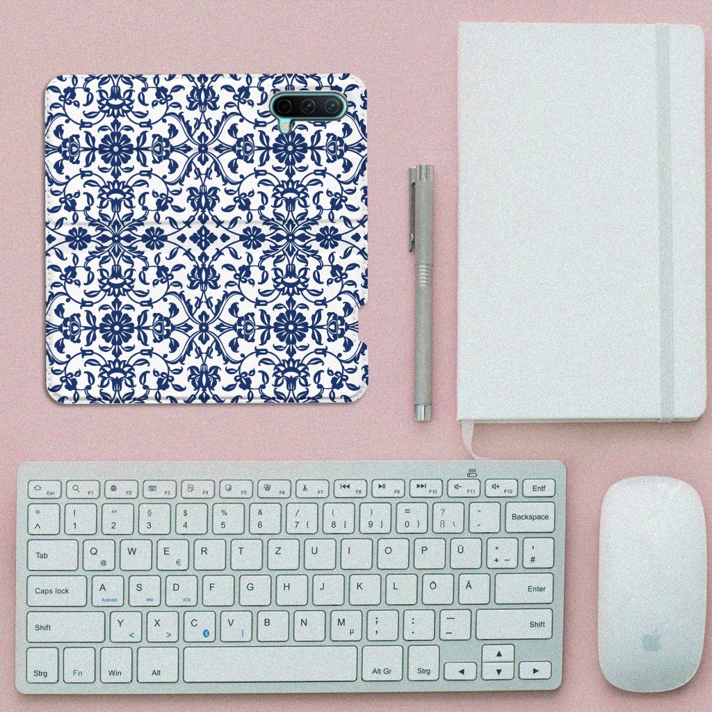 OnePlus Nord CE 5G Smart Cover Flower Blue - B2C Telecom