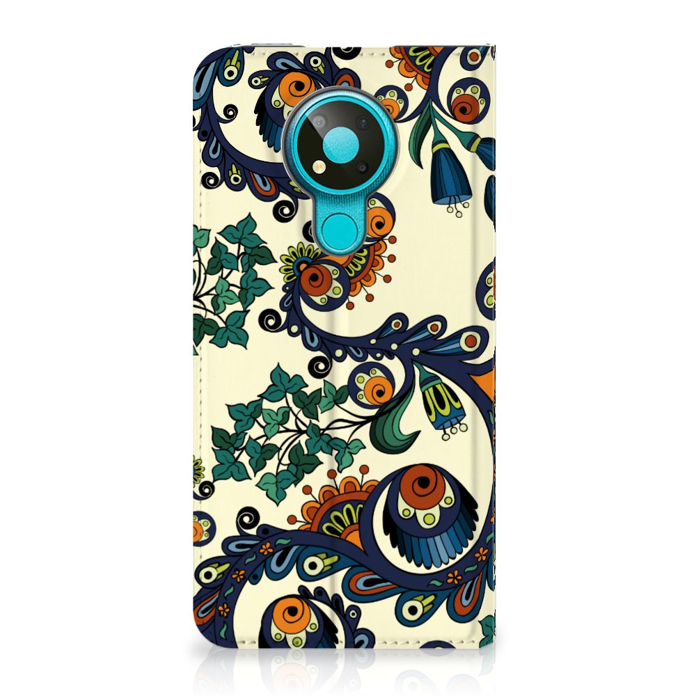 Telefoon Hoesje Nokia 3.4 Barok Flower - B2C Telecom