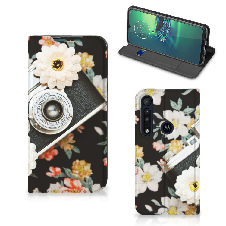 Motorola G8 Plus Stand Case Vintage Camera - B2C Telecom