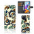 Wallet Case Samsung Galaxy A21s Barok Flower