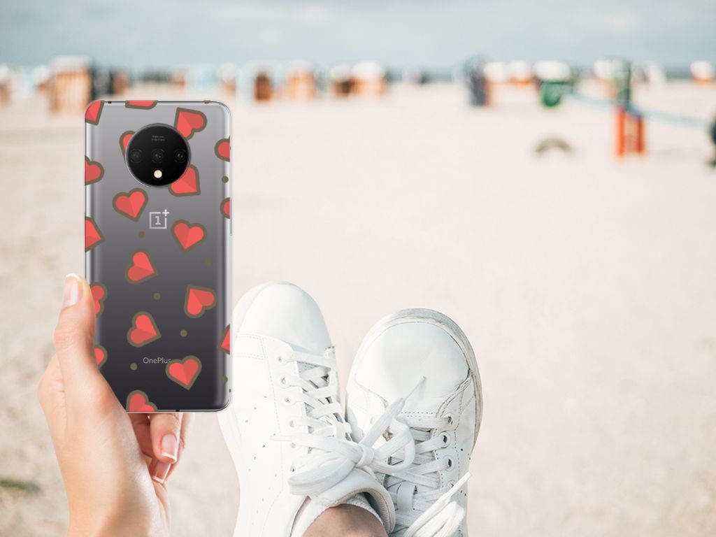 OnePlus 7T TPU bumper Hearts