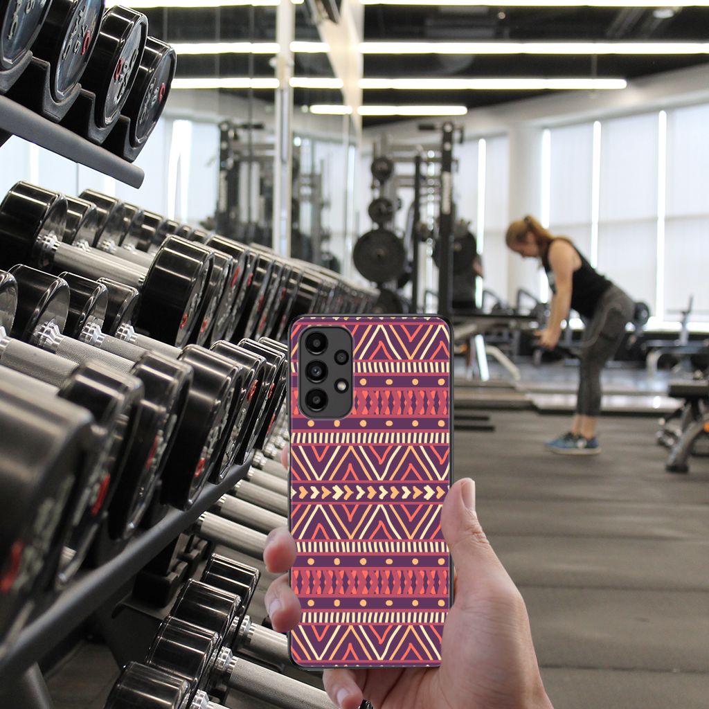 Samsung Galaxy A13 4G Back Case Aztec Paars B2C Telecom