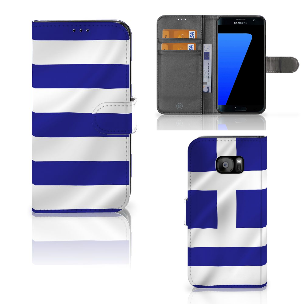 Samsung Galaxy S7 Edge Bookstyle Case Griekenland