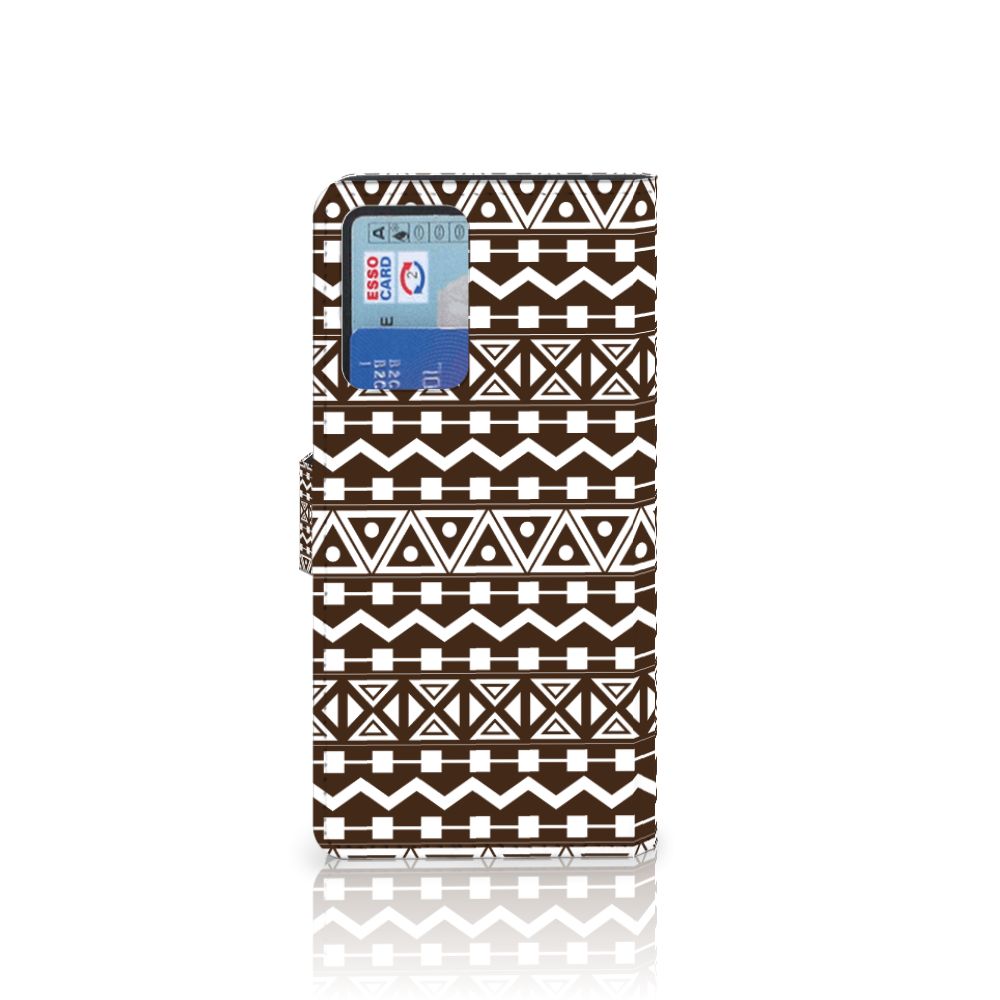Xiaomi Redmi Note 10 Pro Telefoon Hoesje Aztec Brown