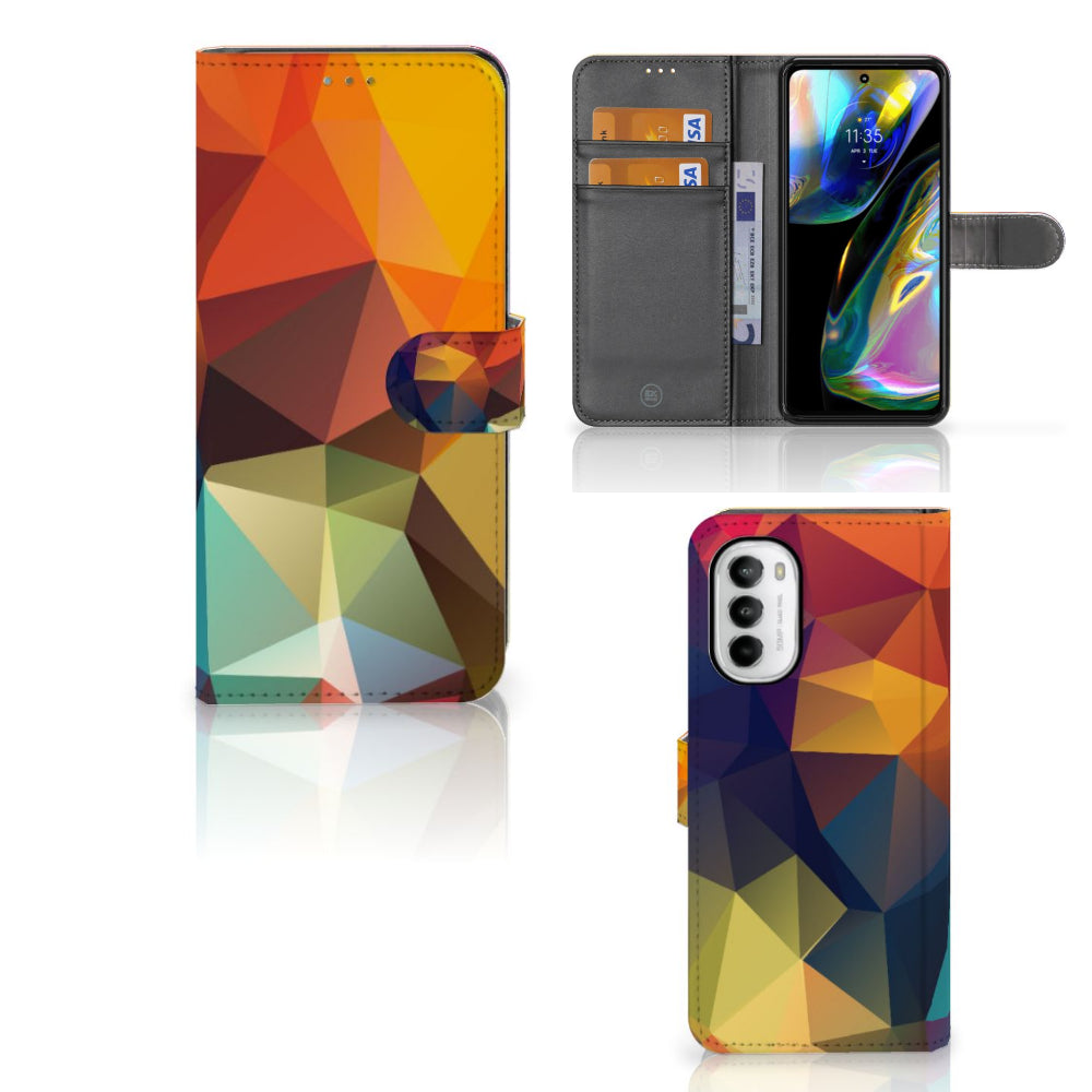 Motorola Moto G52 | Moto G82 Book Case Polygon Color