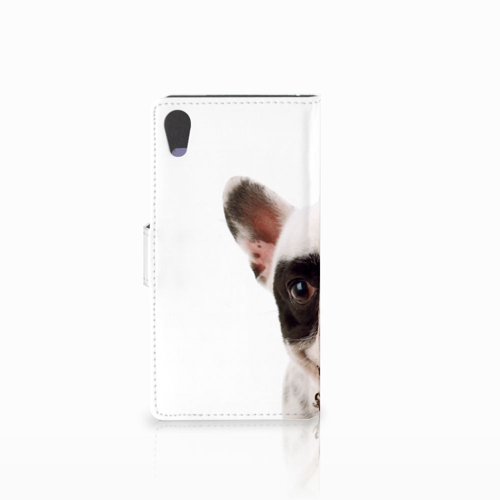 Sony Xperia XA1 Telefoonhoesje met Pasjes Franse Bulldog