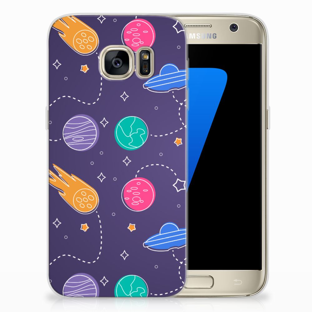 Samsung Galaxy S7 Silicone Back Cover Space