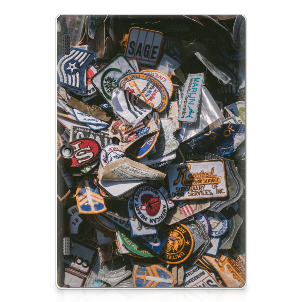 Lenovo Tab 10 | Tab 2 A10-30 Tablet Backcover met foto Badges - B2C Telecom