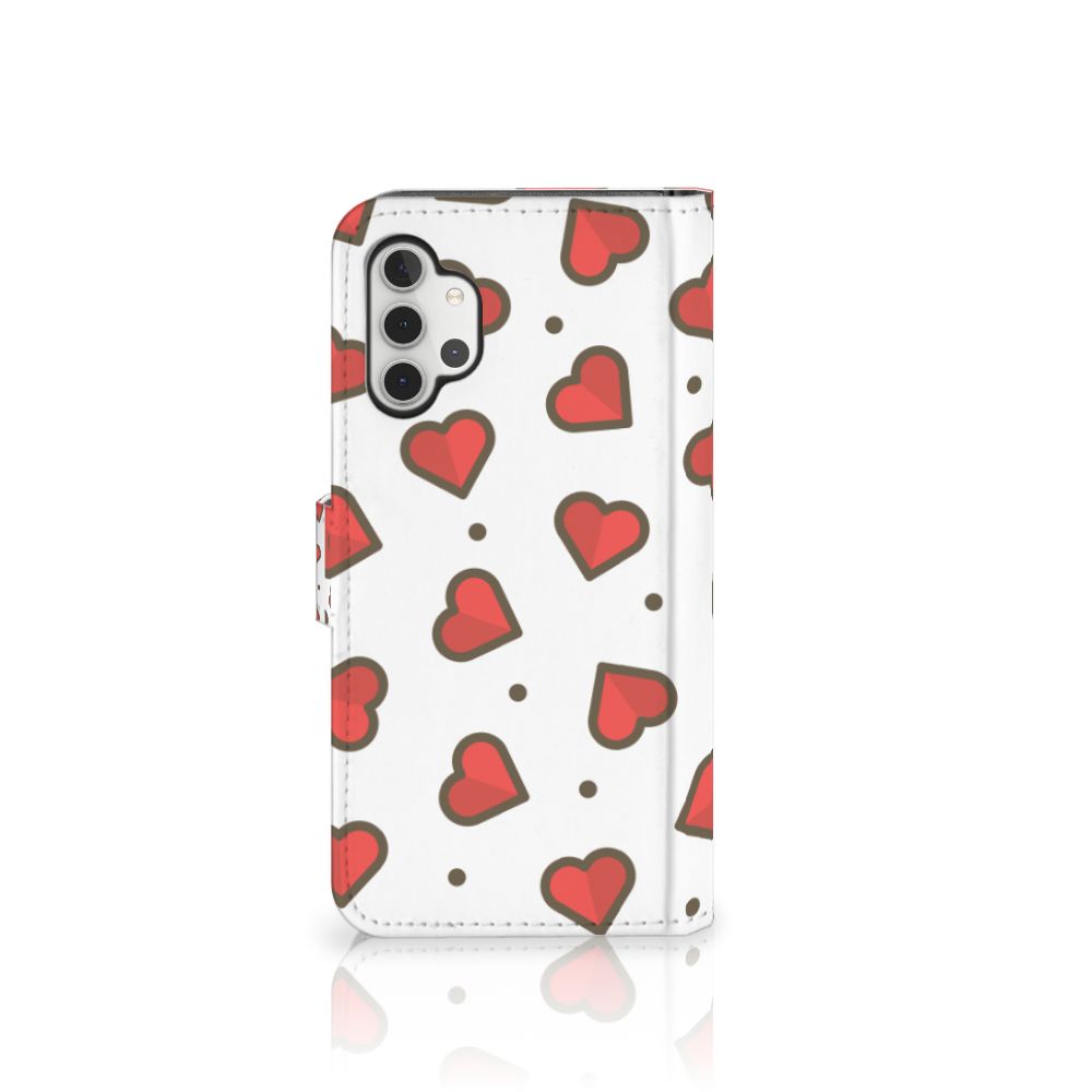 Samsung Galaxy A32 4G Telefoon Hoesje Hearts
