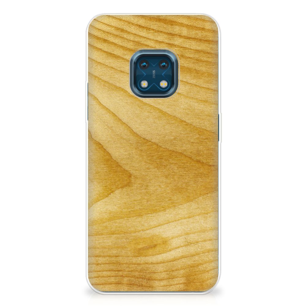 Nokia XR20 Bumper Hoesje Licht Hout