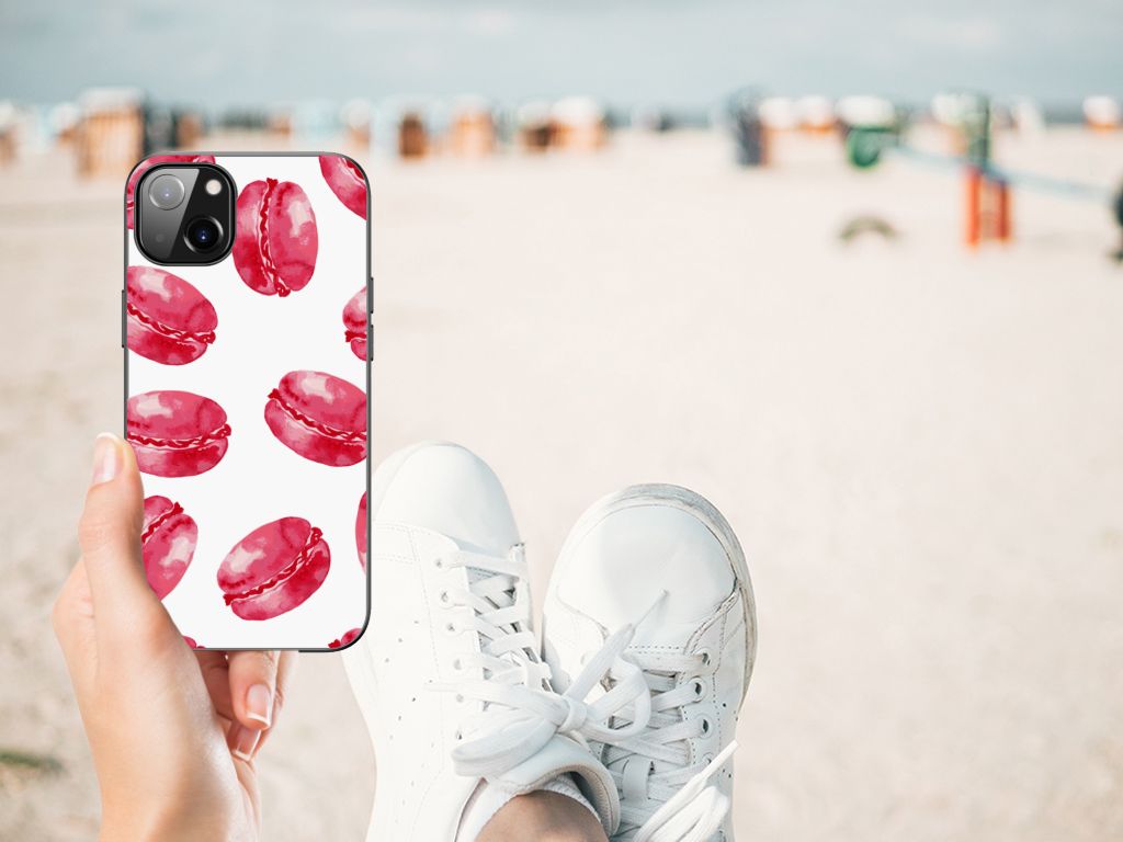 iPhone 14 Plus Back Cover Hoesje Pink Macarons B2C Telecom