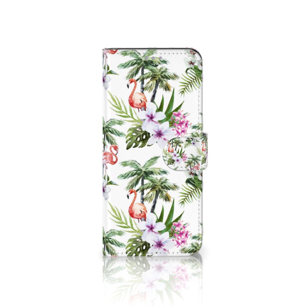 OnePlus Nord CE 5G Telefoonhoesje met Pasjes Flamingo Palms