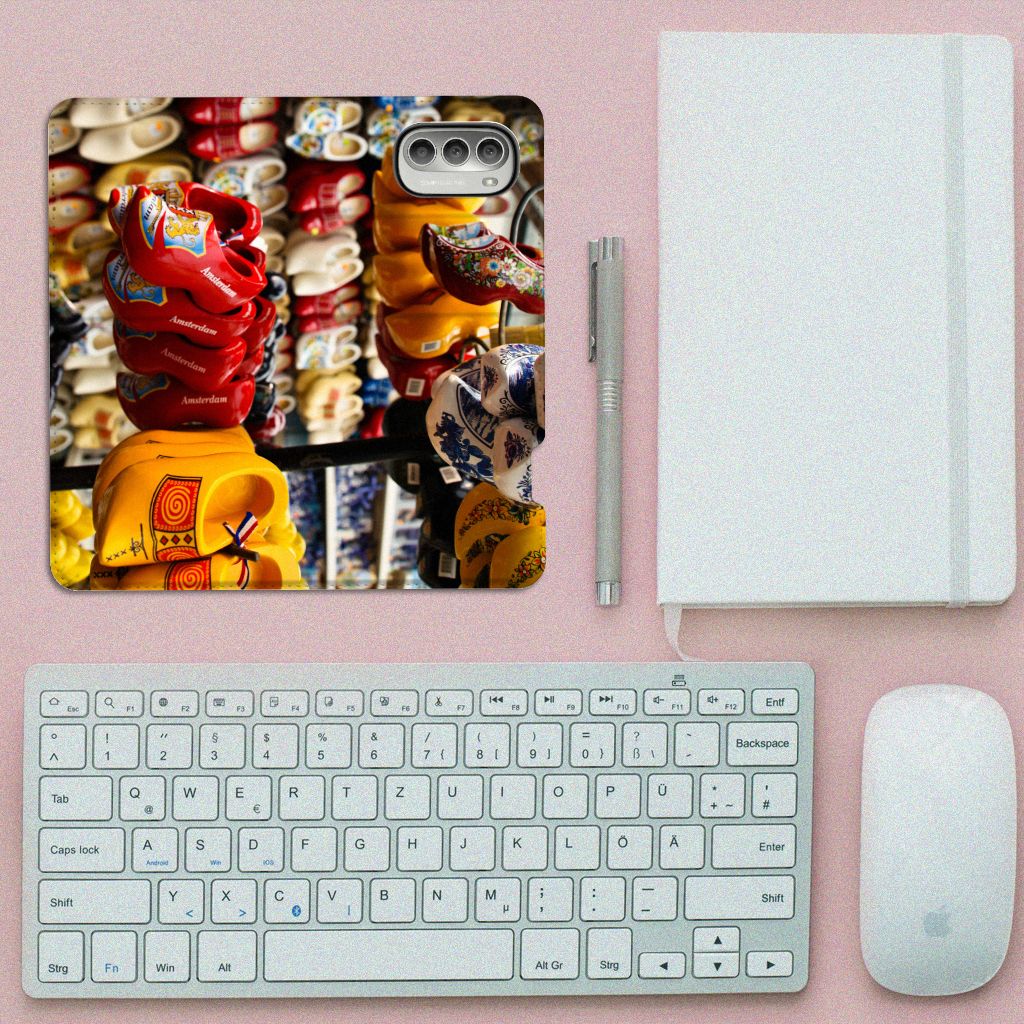 Motorola Moto G51 5G Book Cover Klompen - B2C Telecom