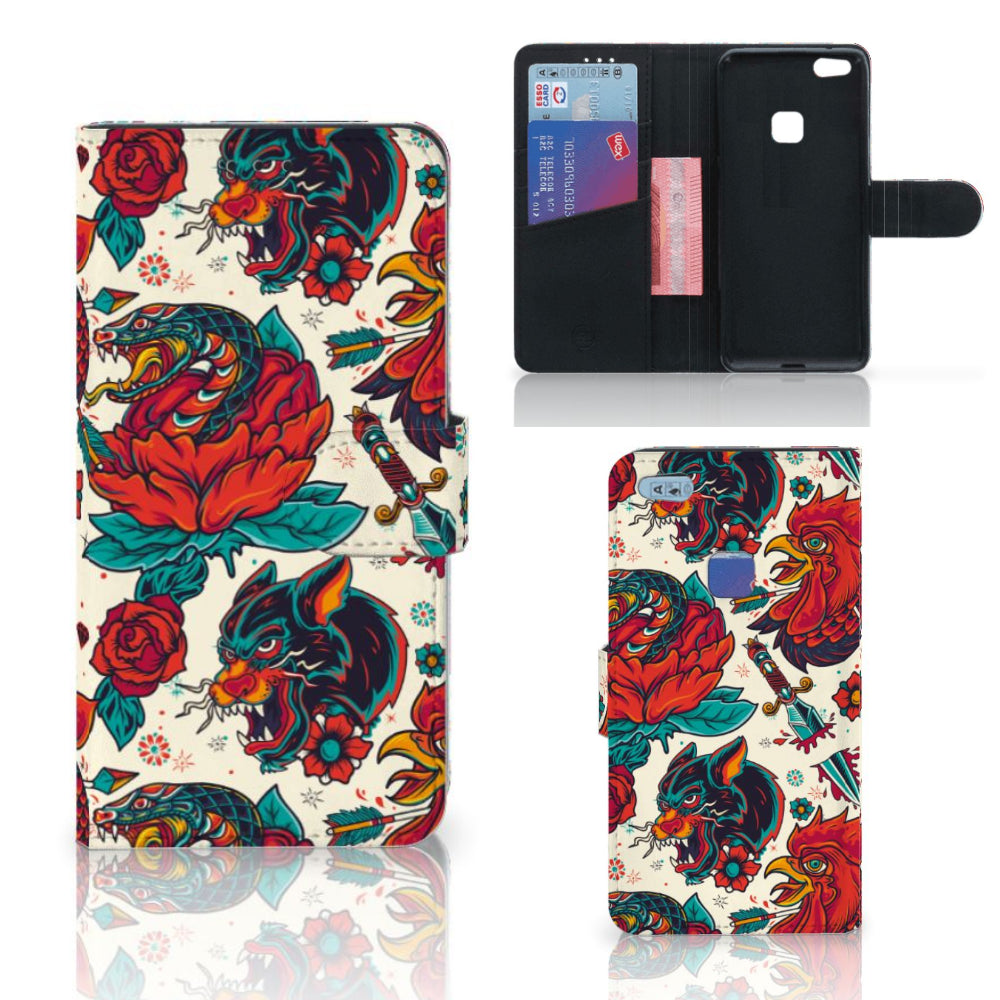 Hoesje voor Huawei P10 Lite Flowers Blue