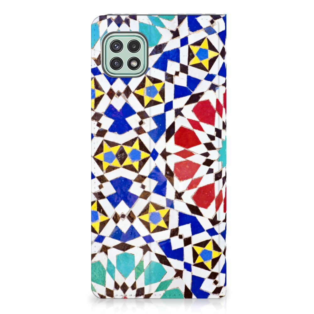Samsung Galaxy A22 5G Standcase Mozaïek - B2C Telecom