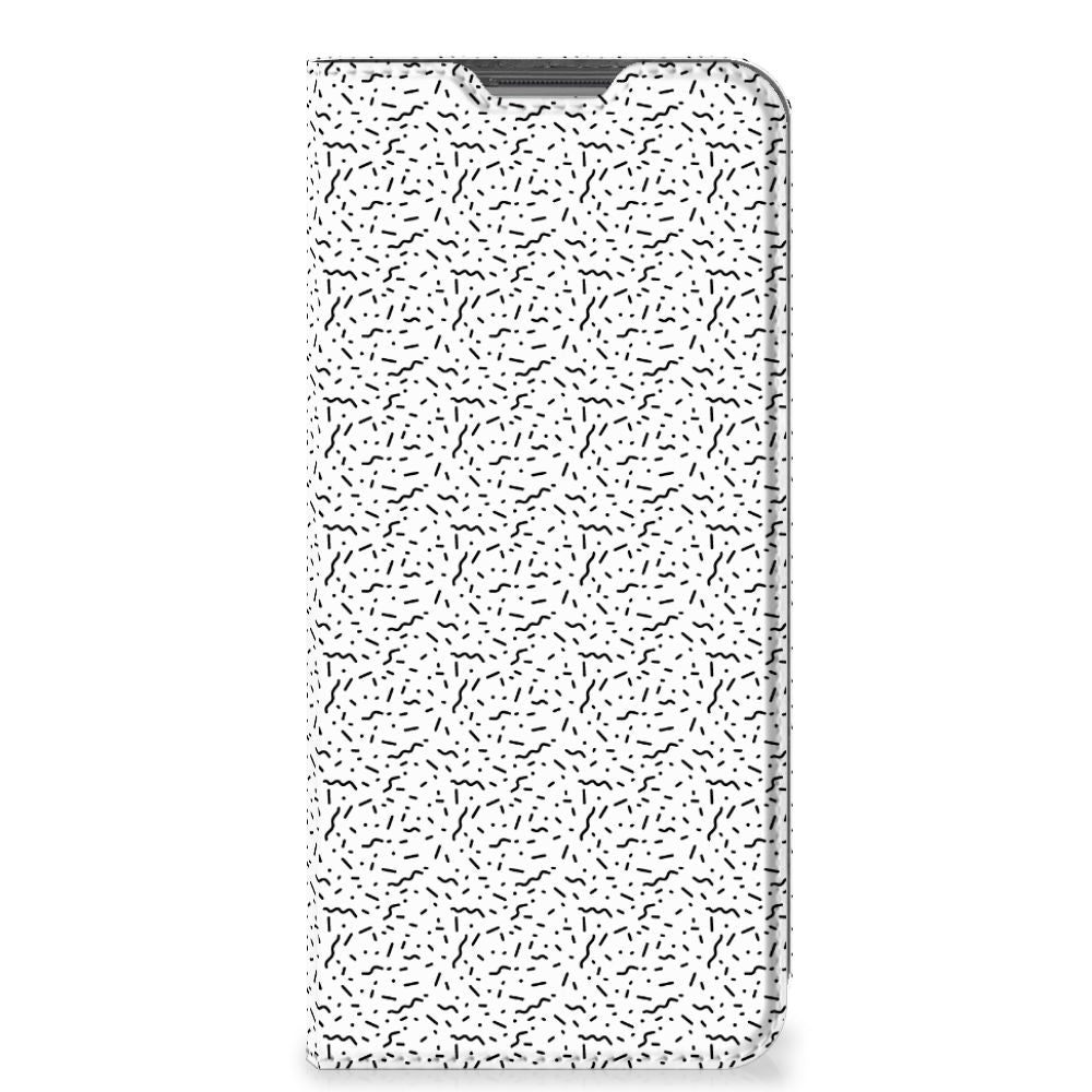 OPPO A96 | A76 Hoesje met Magneet Stripes Dots