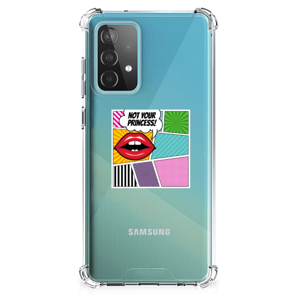 Samsung Galaxy A52 4G/5G Anti Shock Bumper Case Popart Princess