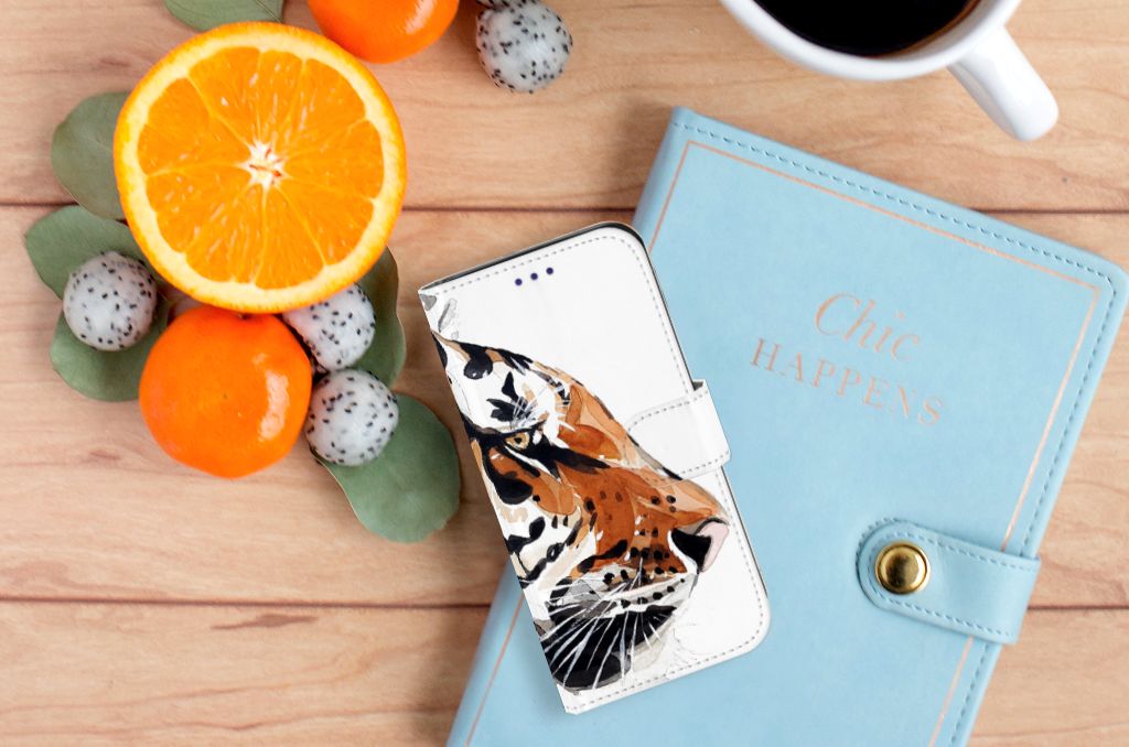 Hoesje Samsung Galaxy S10e Watercolor Tiger