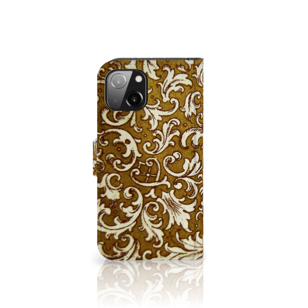 Wallet Case Apple iPhone 13 Barok Goud