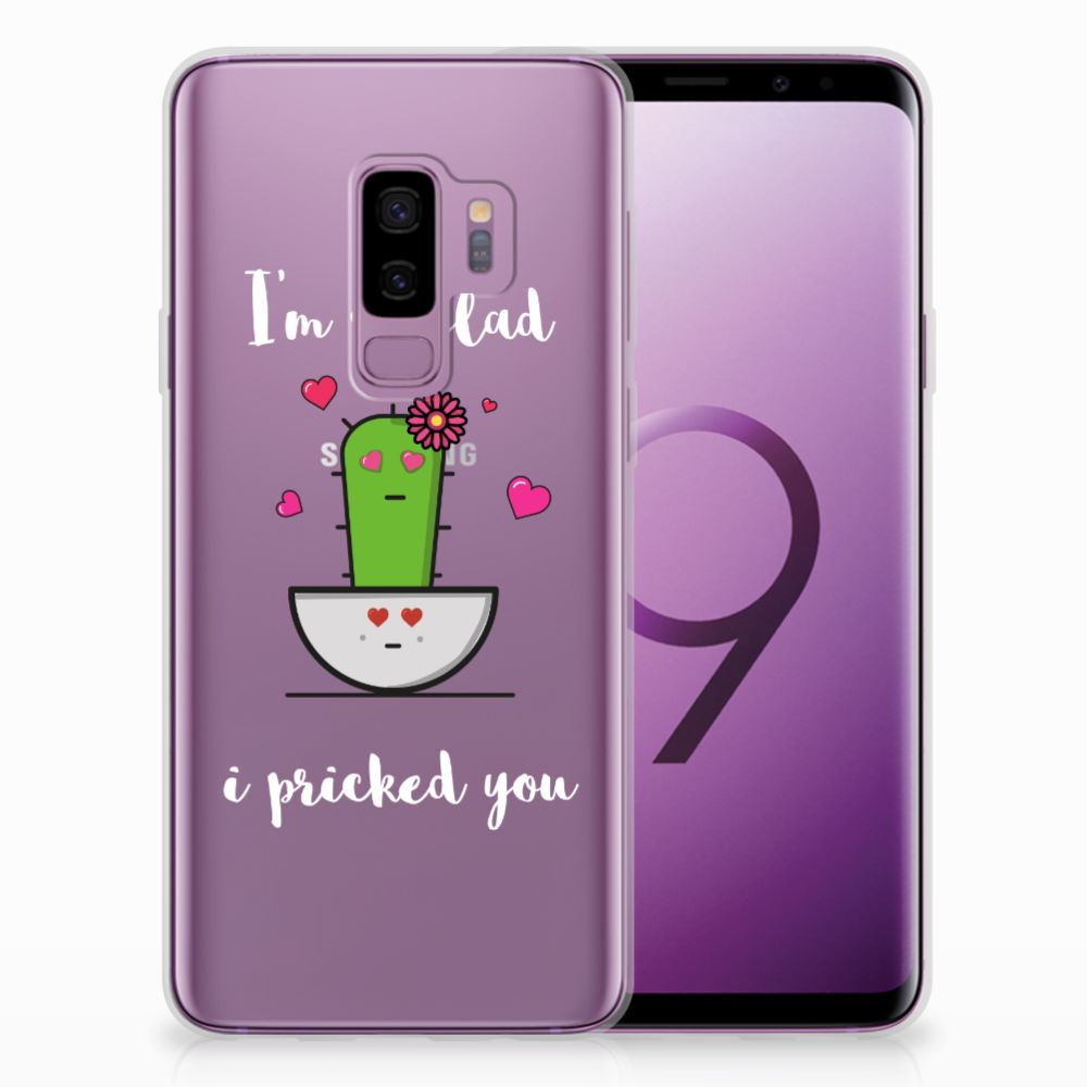 Samsung Galaxy S9 Plus Telefoonhoesje met Naam Cactus Glad