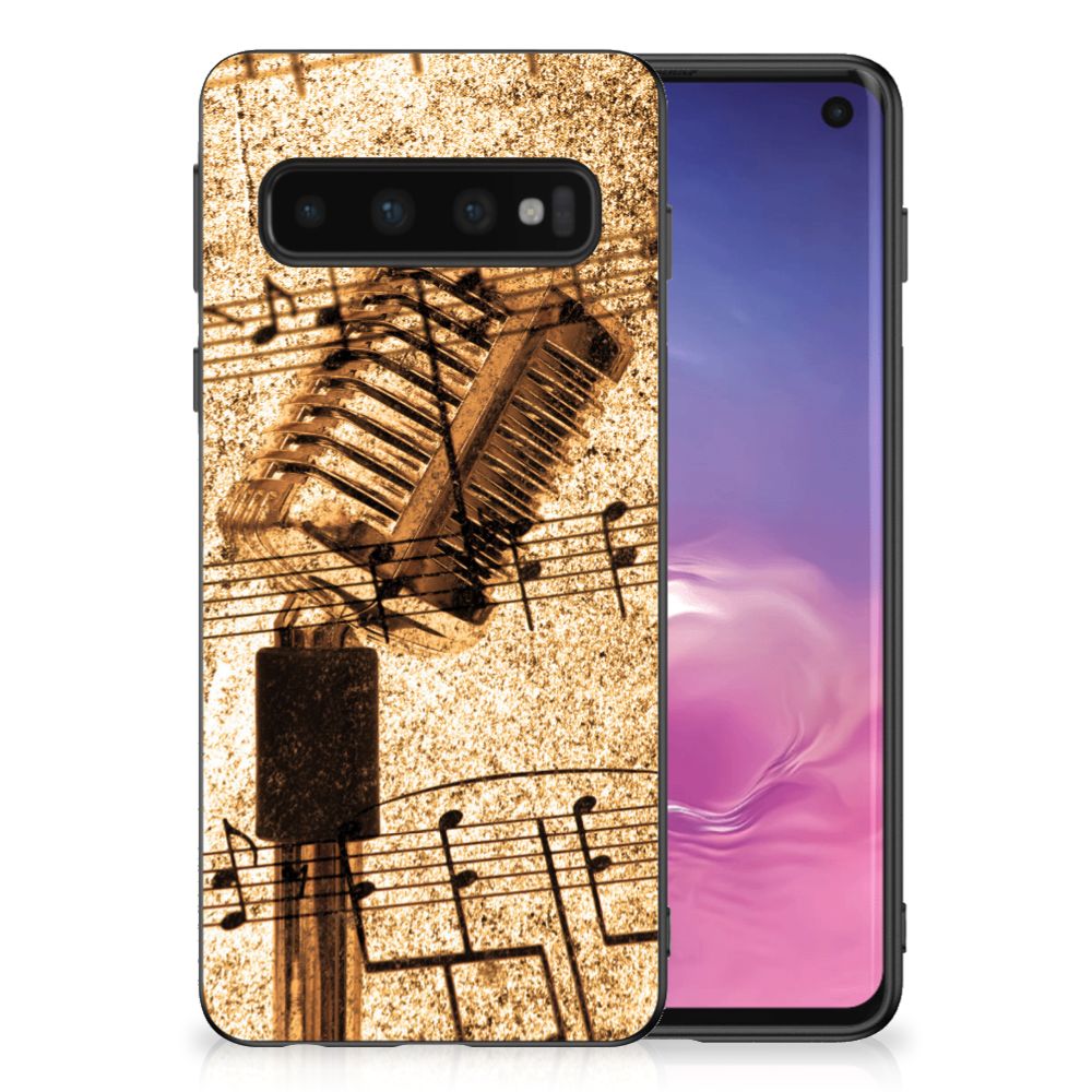 Samsung Galaxy S10 Grip Case Bladmuziek B2C Telecom