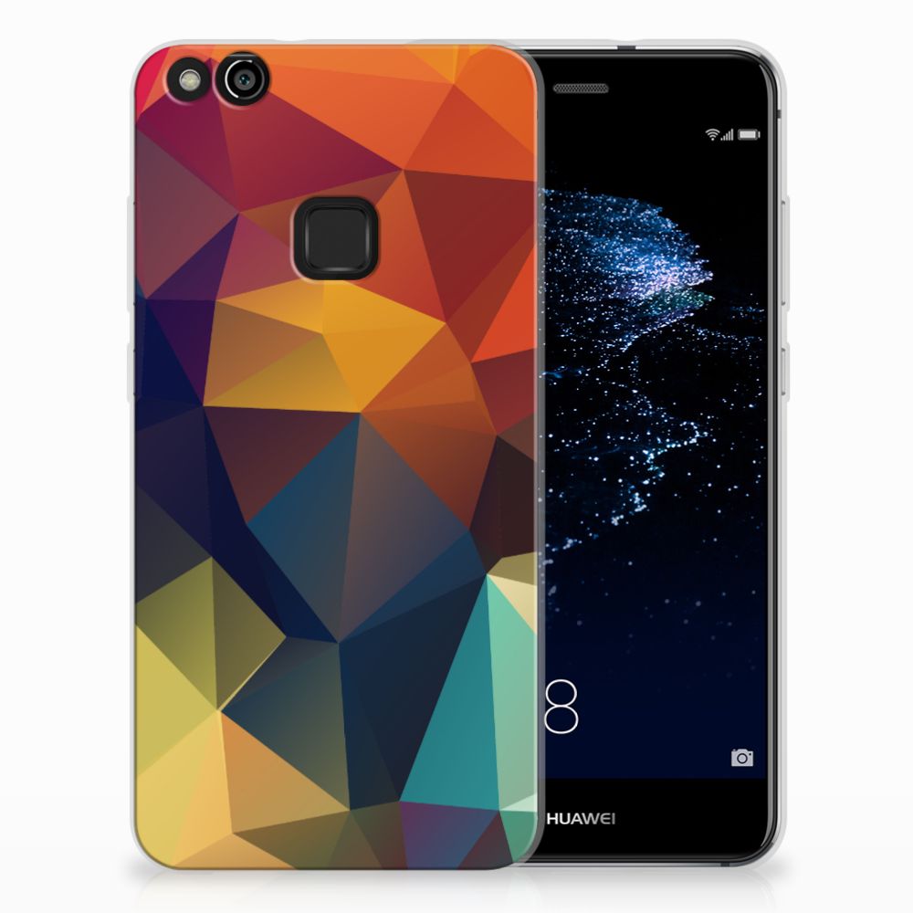 Huawei P10 Lite TPU Hoesje Polygon Color