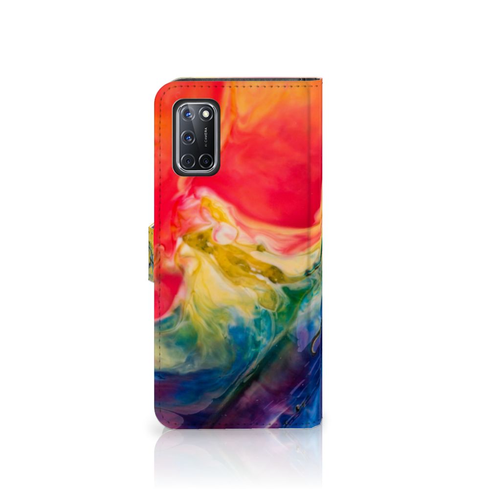 Hoesje OPPO A72 | OPPO A52 Watercolor Dark