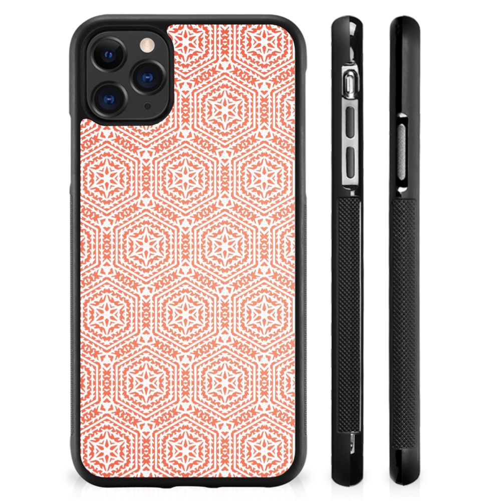 Apple iPhone 11 Pro Max Bumper Case Pattern Orange B2C Telecom