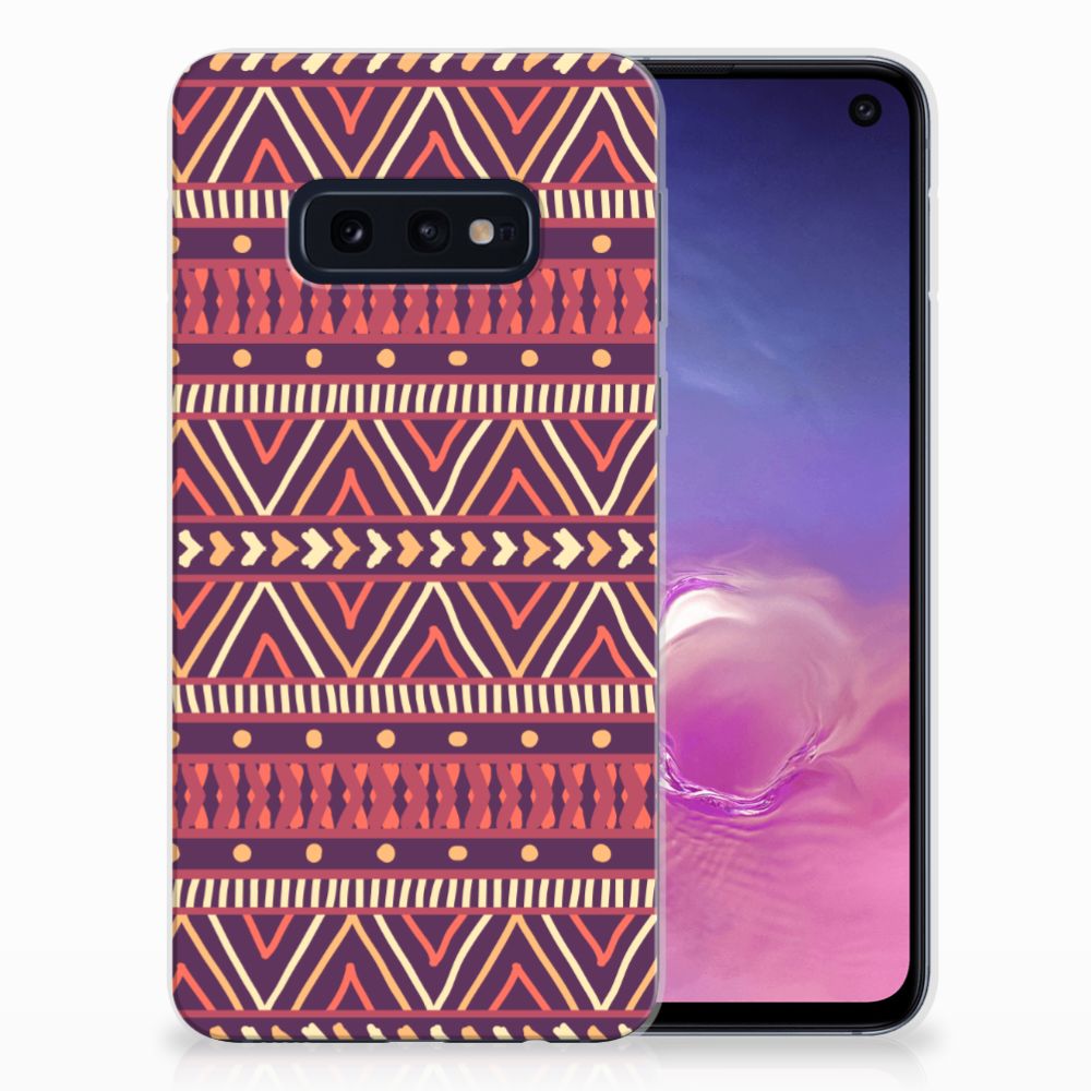 Samsung Galaxy S10e TPU bumper Aztec Paars