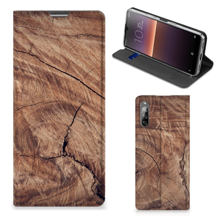 Sony Xperia L4 Book Wallet Case Tree Trunk