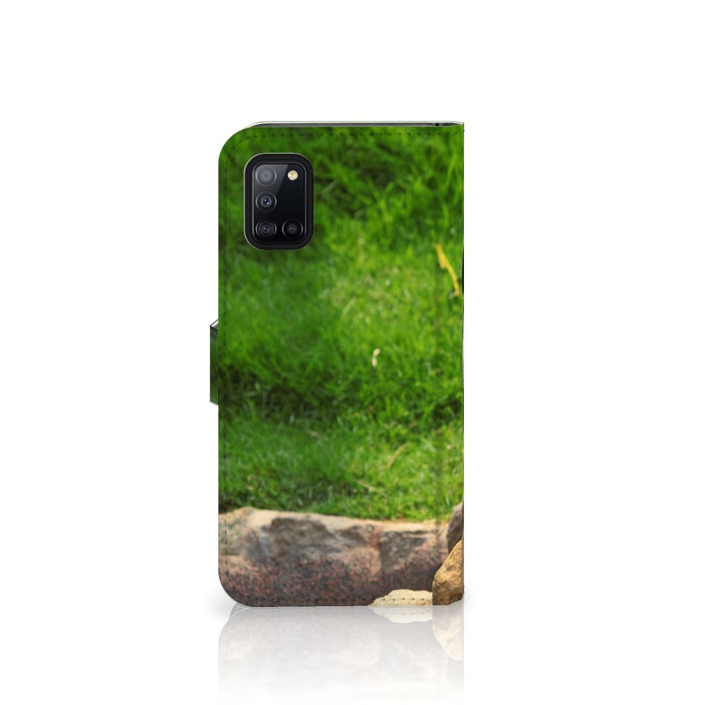 Samsung Galaxy A31 Telefoonhoesje met Pasjes Panda