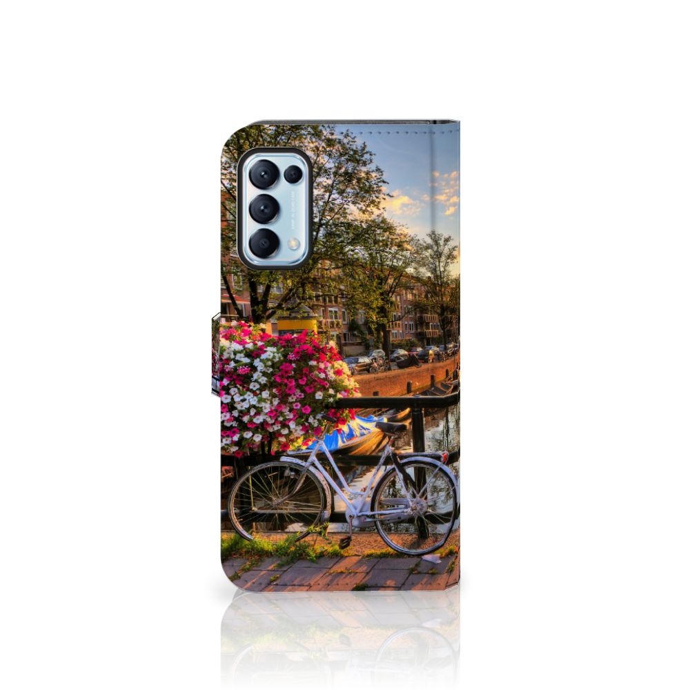 OPPO Find X3 Lite Flip Cover Amsterdamse Grachten